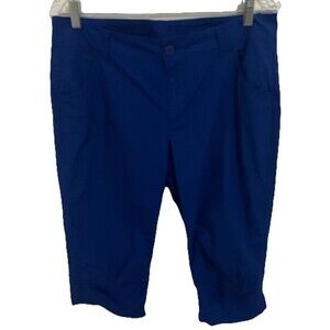 Columbia Capri Pants 12 Women Blue Outdoor Minimalist